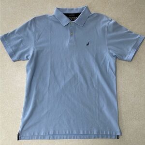 EUC Nautica Blue Polo Shirt Classic Design